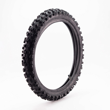 Покрышка мото с камерой 17"  70/100-17 Yuanxing P-394-01 Front